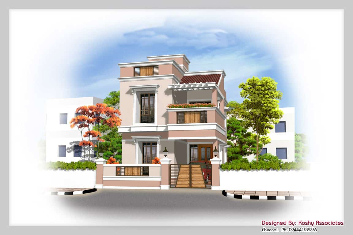 Duplex 3BHK House Design At 1600 Sq ft duplex-3bhk-house-design-at-1600-sq-ft