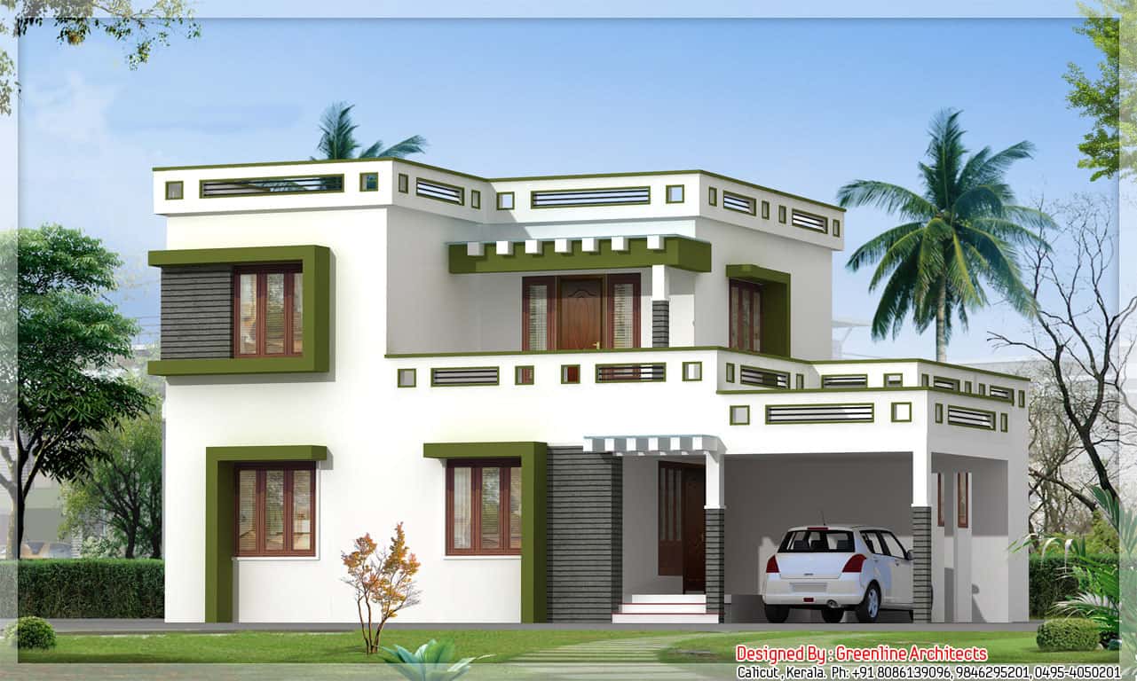 Latest Kerala Square House Design at 1700 sq.ft