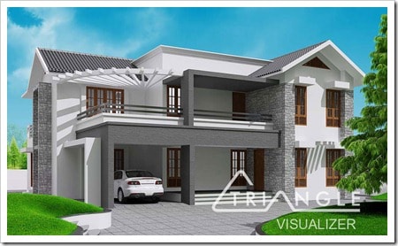 Indian House Design on Unique Kerala Home Plan And Elevation Kerala Home Design   Medyalink