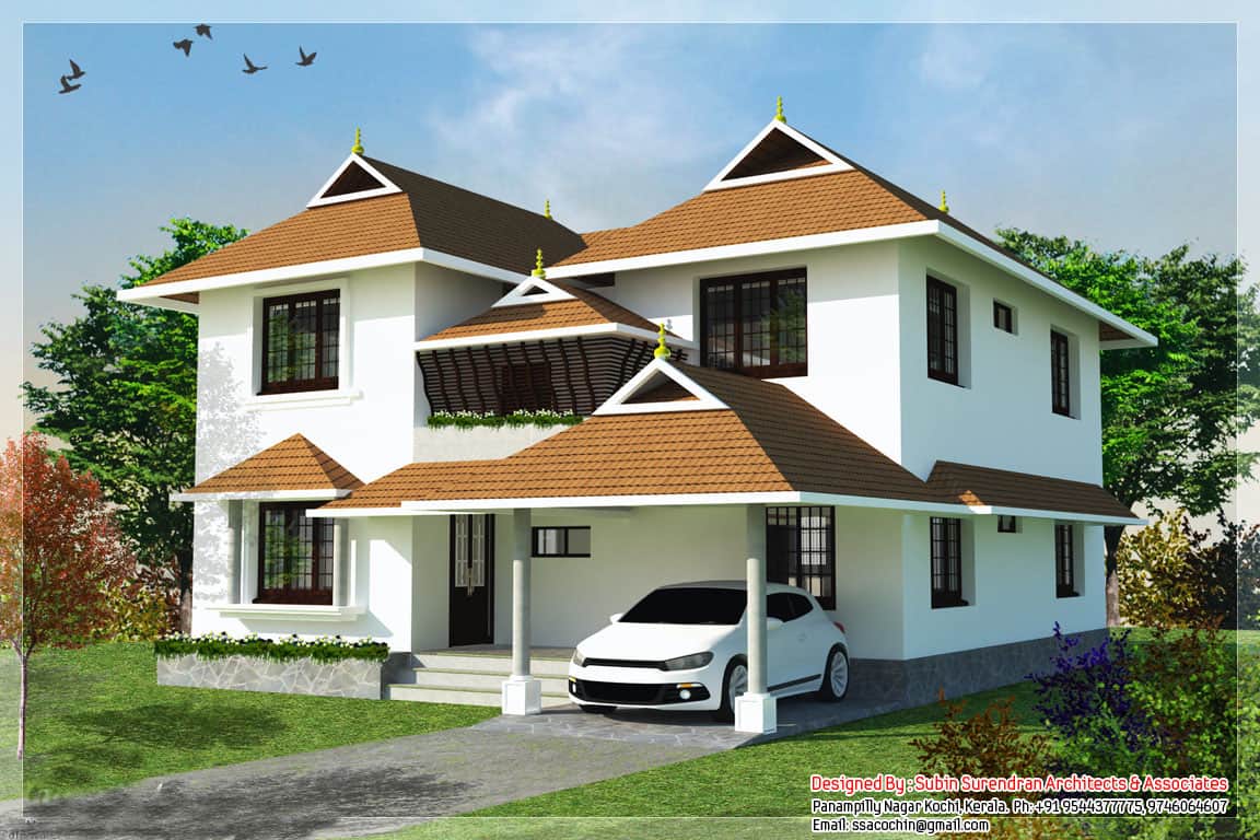 Kerala house design traditional style