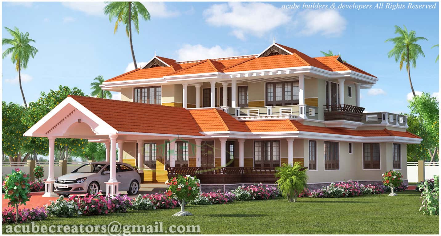 4 bedroom kerala house plan