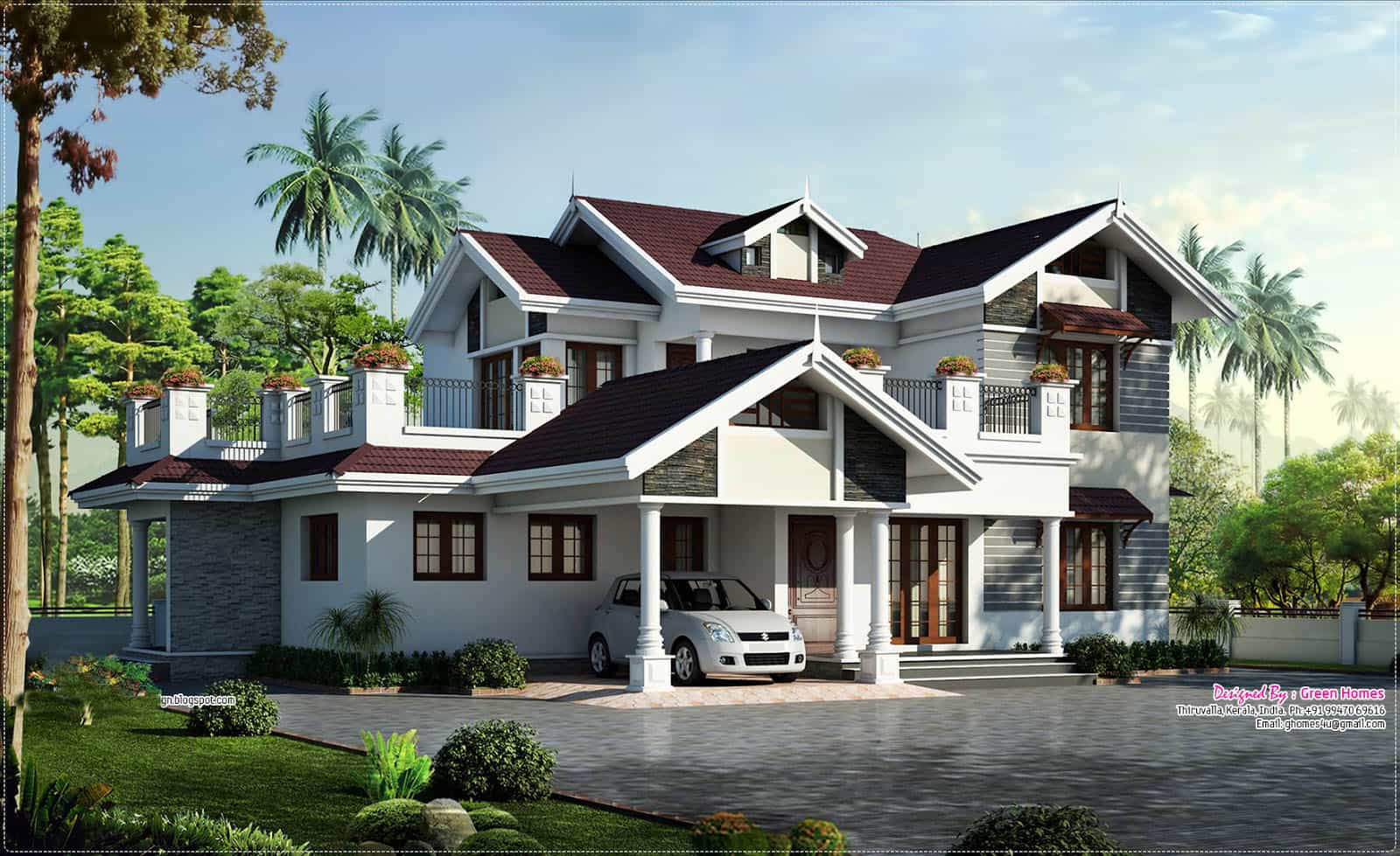 kerala house plan at 2750 sq.ft