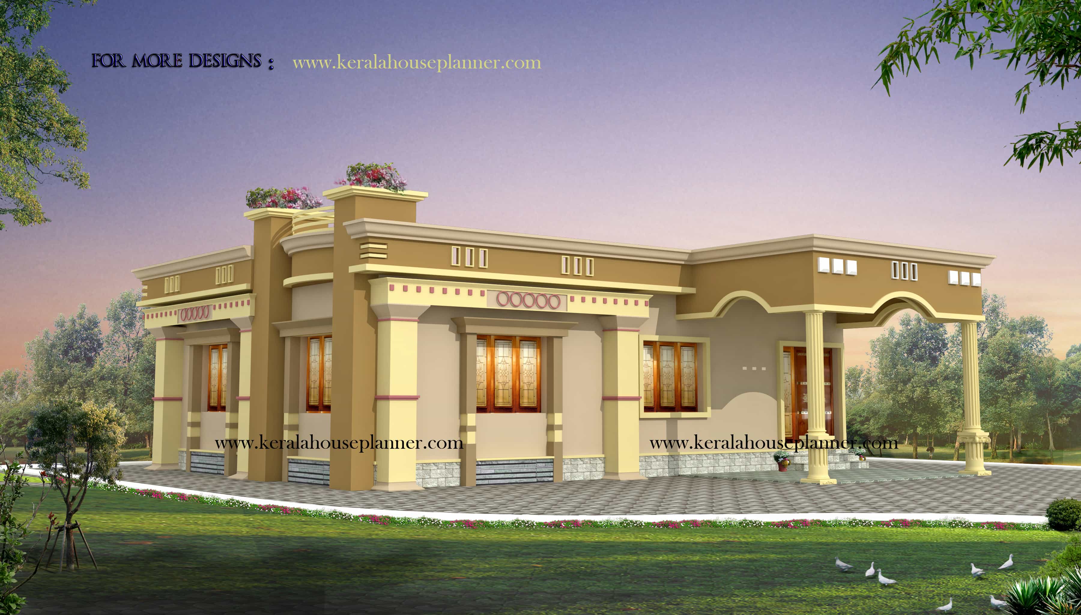 Kerala House Plans 1200 Sq Ft With Photos Khp