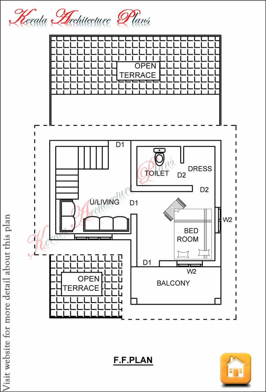 Kerala House Plans 1200 Sq Ft With Photos Khp