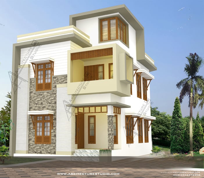 Contemporary Kerala House Designs at 1500 sq.ft - 