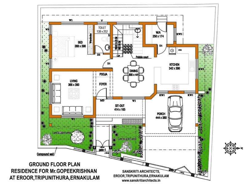 Kerala House Plans With Estimate For A 2900 Sq ft Home Design kerala-house-plans-with-estimate-for-a-2900-sq-ft-home-design