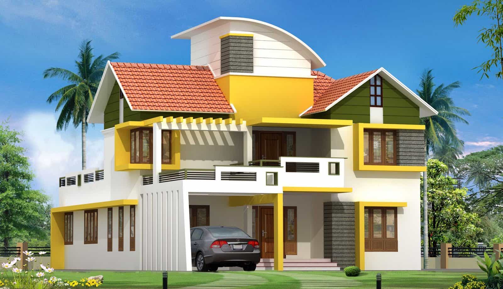 Latest Kerala House Plan and Elevation at 2563 sq.ft | Kerala